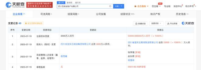 五糧液物產公司增資擴產，薯類銷售業務迎來戰略升級